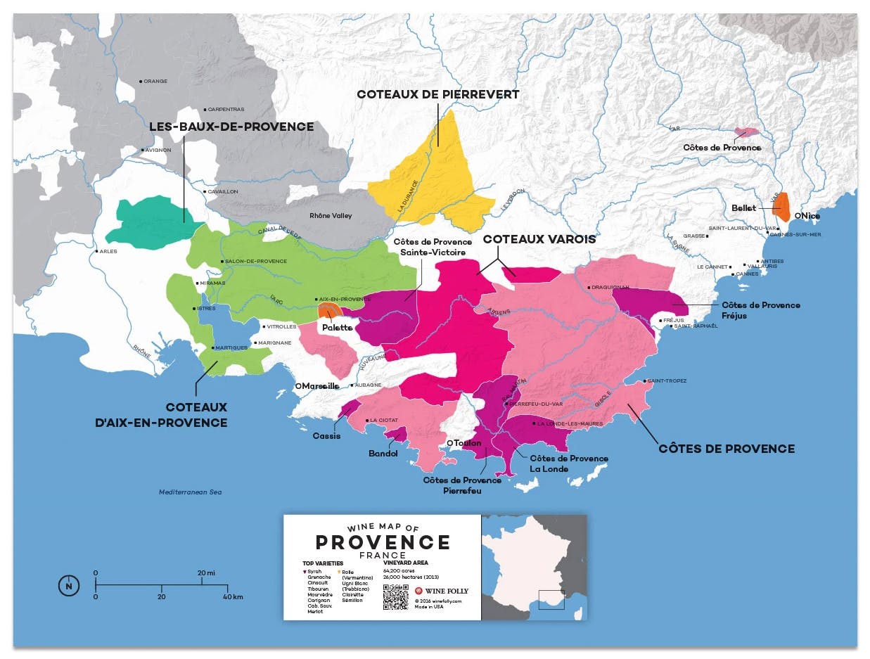 Cover Image for Your Guide to Provence Wine Region (With Map)